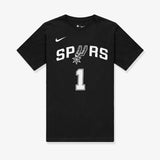 Victor Wembanyama San Antonio Spurs Edition Name & Number NBA T-Shirt - Black