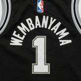Victor Wembanyama San Antonio Spurs Icon Edition Toddler Swingman Jersey - Black