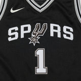 Victor Wembanyama San Antonio Spurs Icon Edition Youth Swingman Jersey - Black