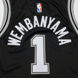 Victor Wembanyama San Antonio Spurs Icon Edition Youth Swingman Jersey - Black