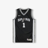 Victor Wembanyama San Antonio Spurs Icon Edition Youth Swingman Jersey - Black