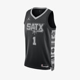 Victor Wembanyama San Antonio Spurs Statement Edition Swingman Jersey - Black