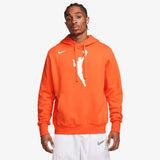 WNBA Fleece Pullover Hoodie - Brilliant Orange/White