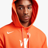 WNBA Fleece Pullover Hoodie - Brilliant Orange/White