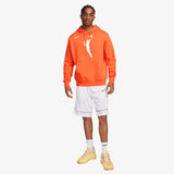WNBA Fleece Pullover Hoodie - Brilliant Orange/White