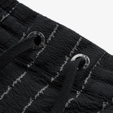 Wade Casual Shorts - Black Full Print