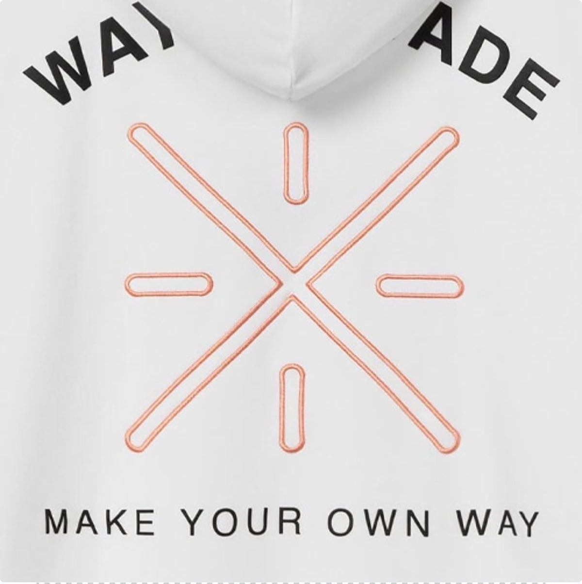 Wade &#39;Make Your Own Way&#39; Hoodie - White