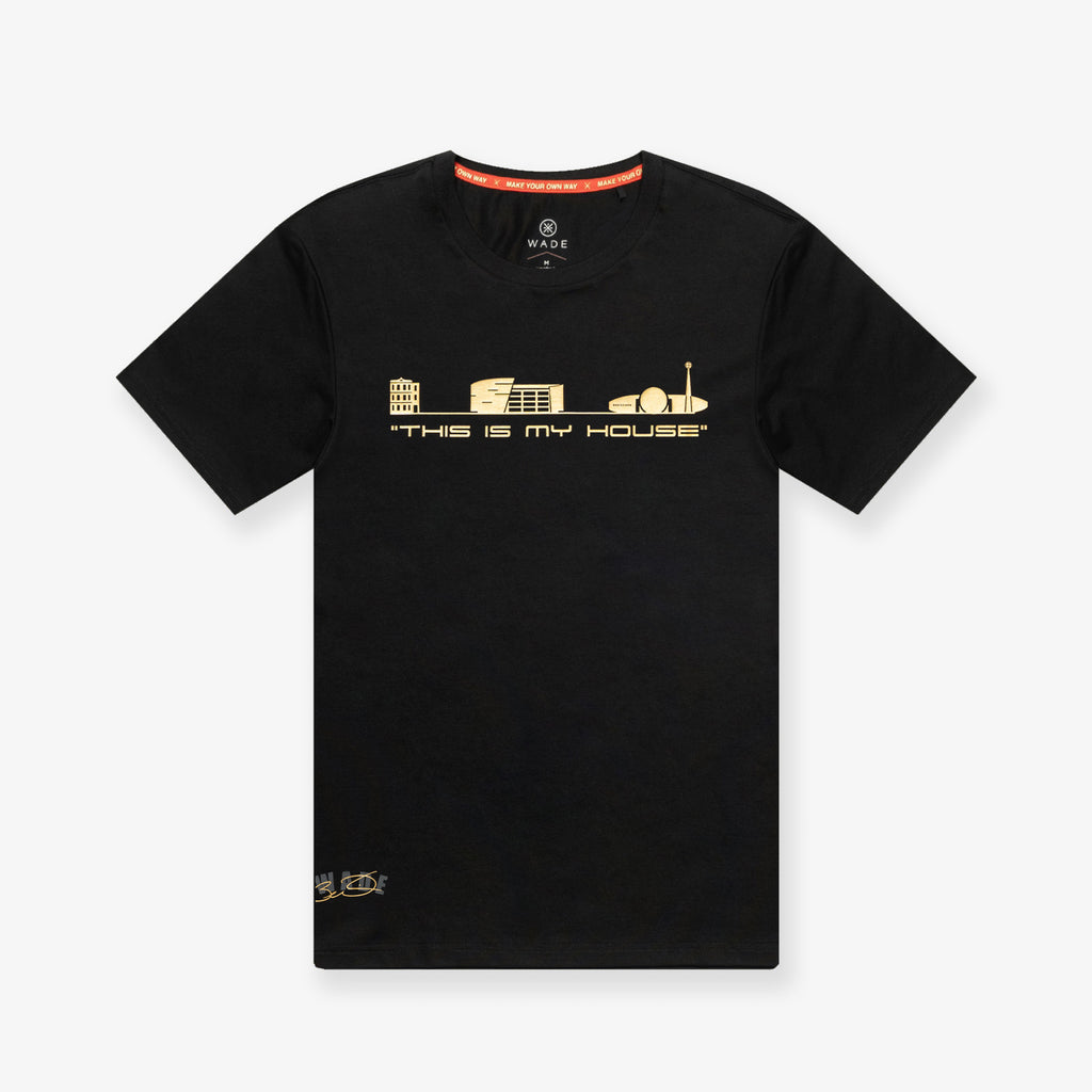 Wade This Is My House T Shirt Black Throwback
