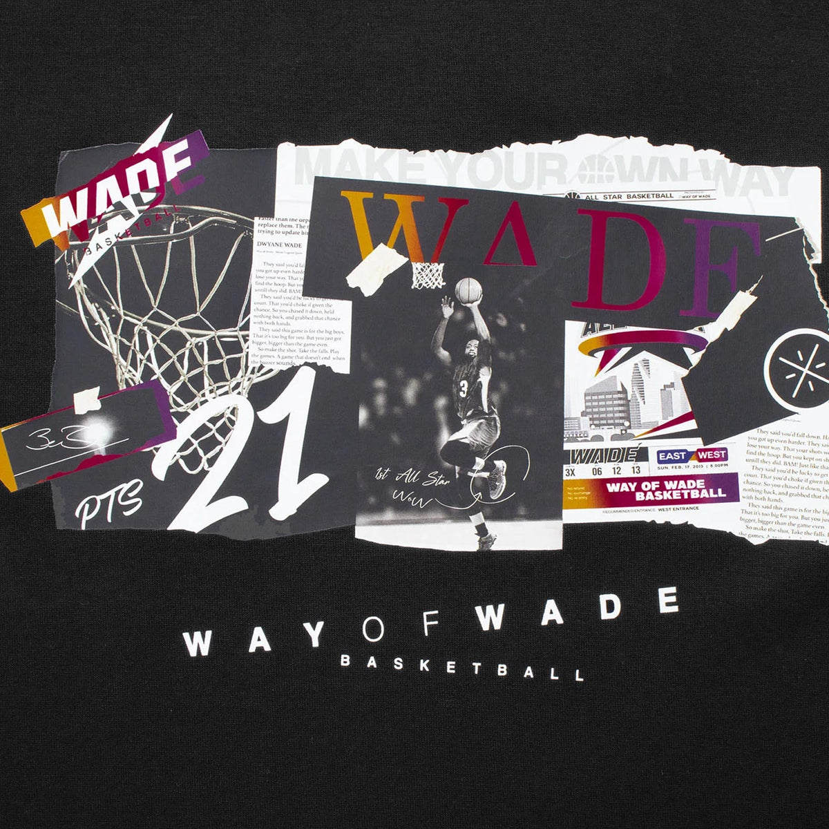 Wade Miami Graphic Sweatshirt - Black
