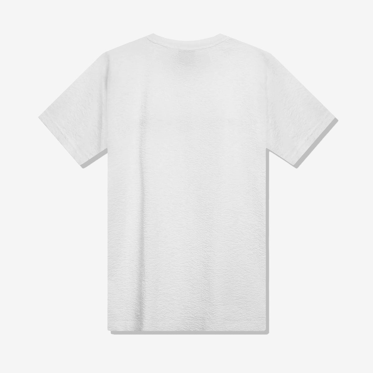 Wade Mirrored Logo Seersucker T-Shirt - Grey
