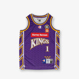 Youth Kendrick Davis Sydney Kings 2025 NBL Primary Jersey - Purple