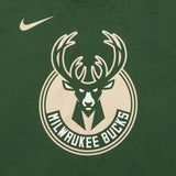 Milwaukee Bucks Icon NBA Logo T-Shirt - Green
