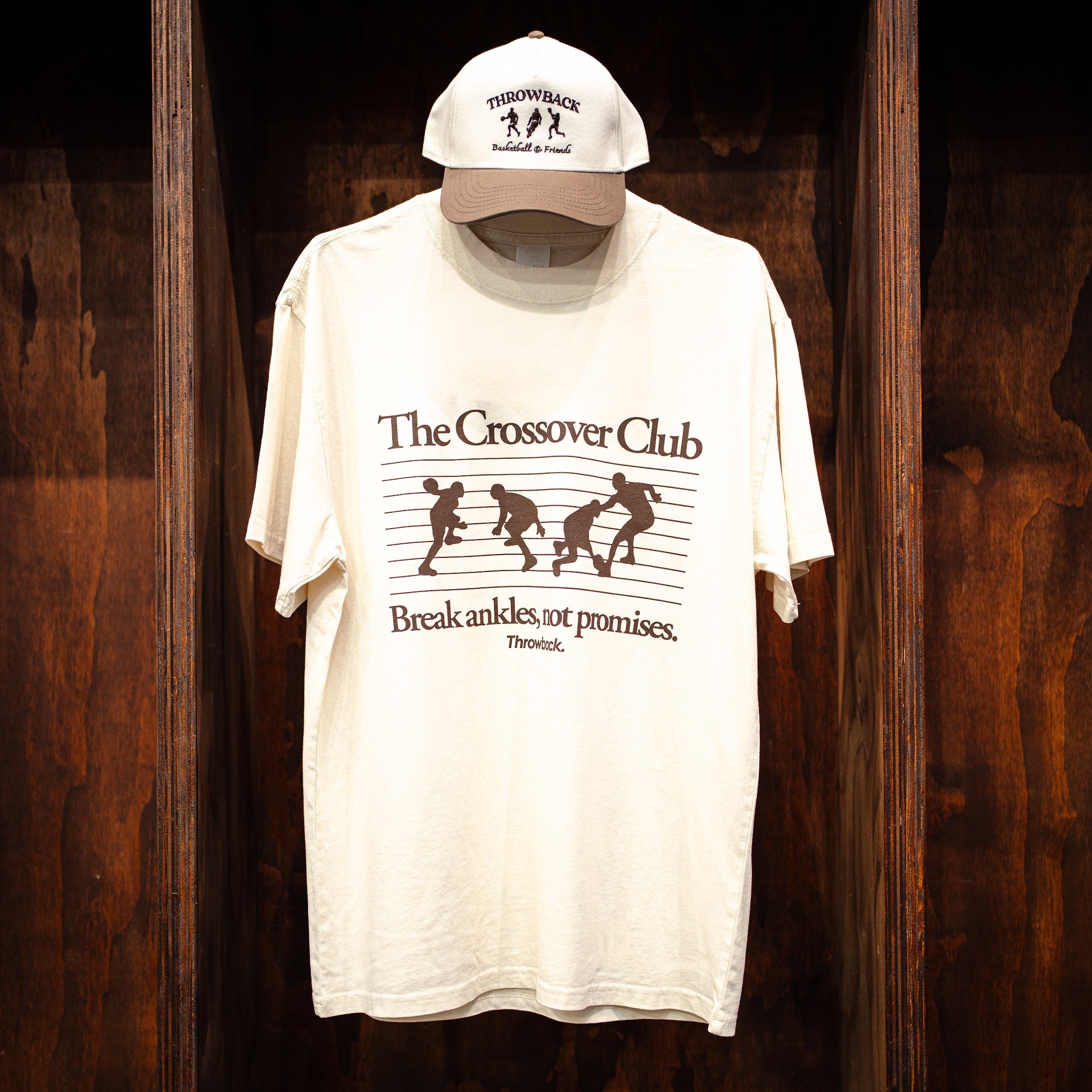 Basketball & Friends Crossover Club Heavy Tee - Faded Ecru