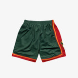 Seattle Supersonics 95-96 HWC Swingman Shorts - Green