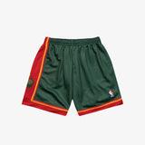 Seattle Supersonics 95-96 HWC Swingman Shorts - Green