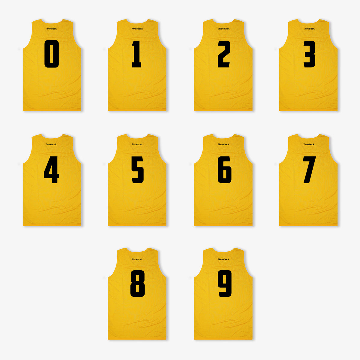 Elite Game Reversible Jerseys (Team Pack) - Gold/Black