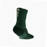 Elite Performance Crew Socks - Green/Sand