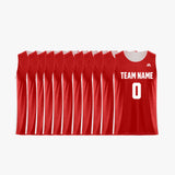 iAthletic Reversible Training Jersey Team Pack - Red/White