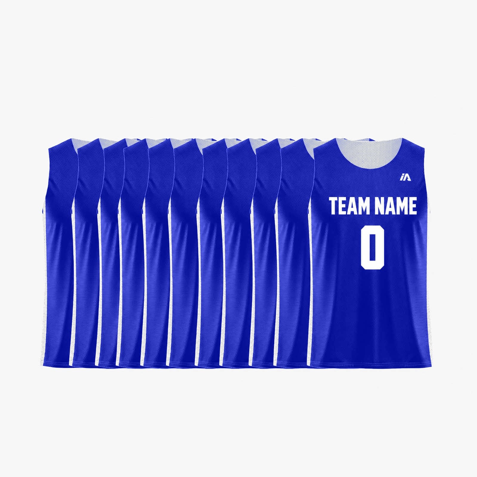 iAthletic Reversible Training Jersey Team Pack - Royal/White