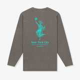 Liberty Long-Sleeve T-Shirt - Faded Grey