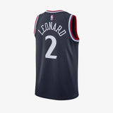 Kawhi Leonard Los Angeles Clippers Icon Edition Swingman Jersey - Navy