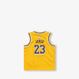 LeBron James Los Angeles Lakers Icon Edition Toddler Swingman Jersey - Yellow