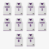 Elite Game Reversible Jerseys (Team Pack) - Purple/White