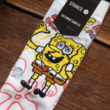 Spongebob X Stance Crew Socks - White