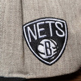 Brooklyn Nets Script Snapback - Grey