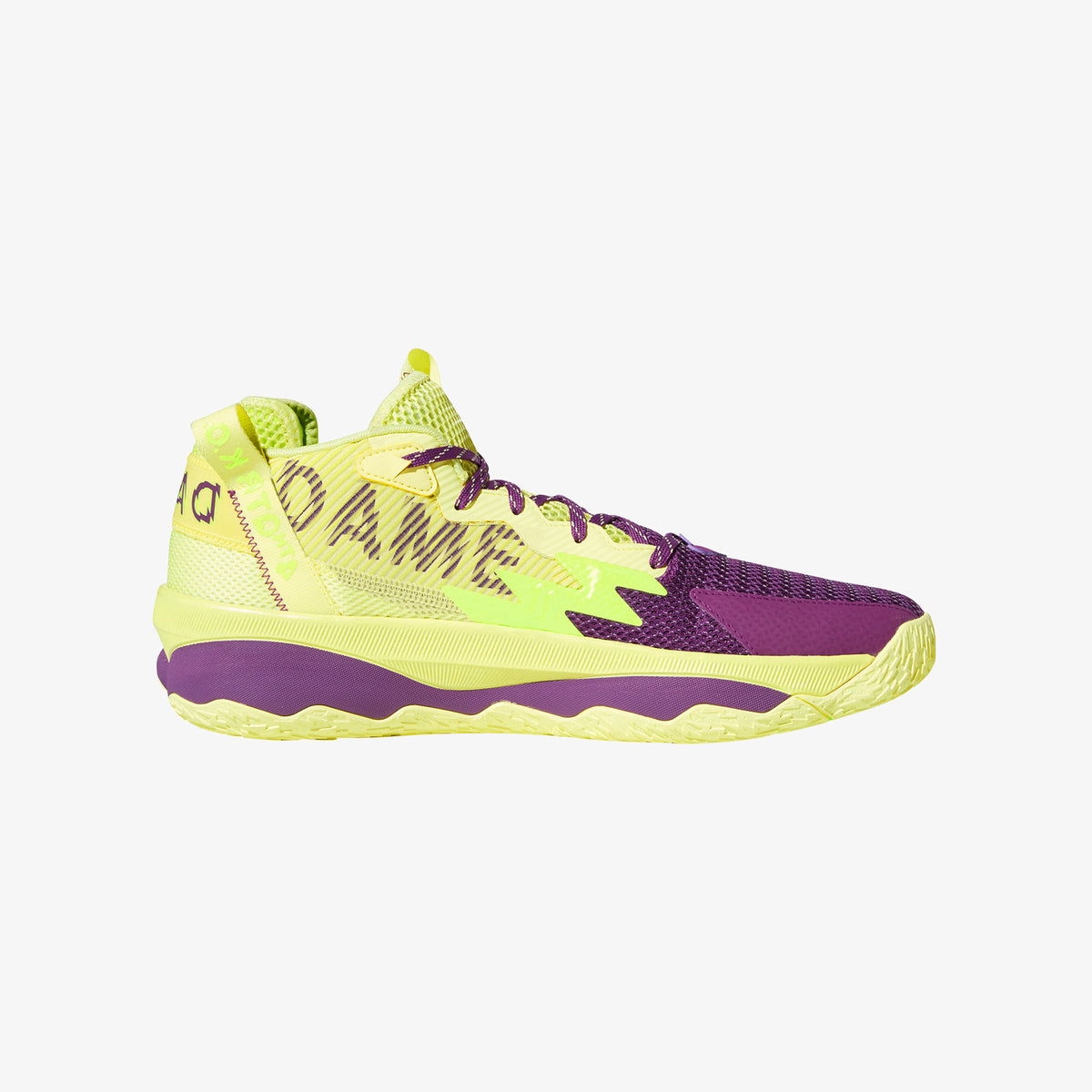 Dame 8 Junior - Yellow/Purple