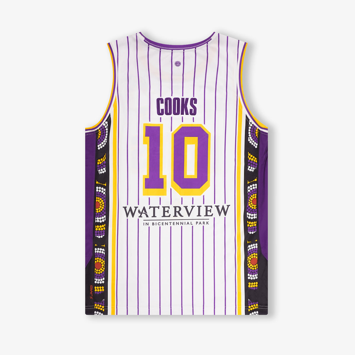 Xavier Cooks Sydney Kings NBL Away Authentic Jersey - White