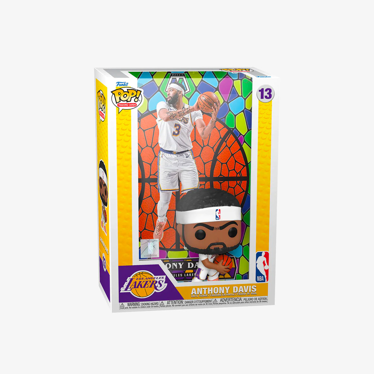 Anthony Davis Los Angeles Lakers NBA Mosaic Pop! Trading Card