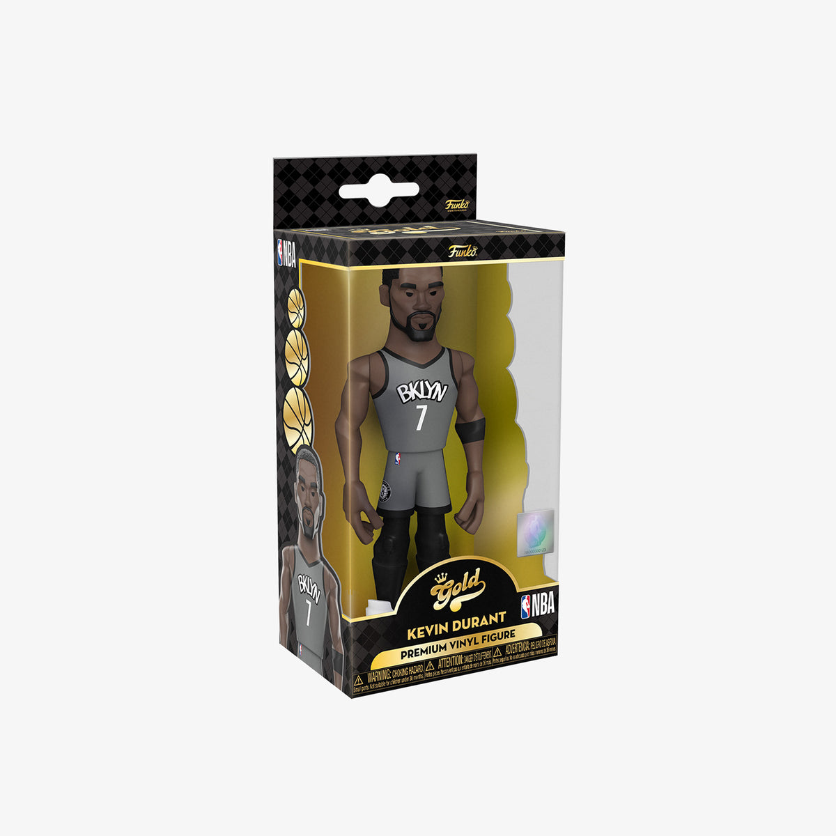 Kevin Durant Brooklyn Nets City Edition Mixtape NBA 5&quot; Vinyl Gold