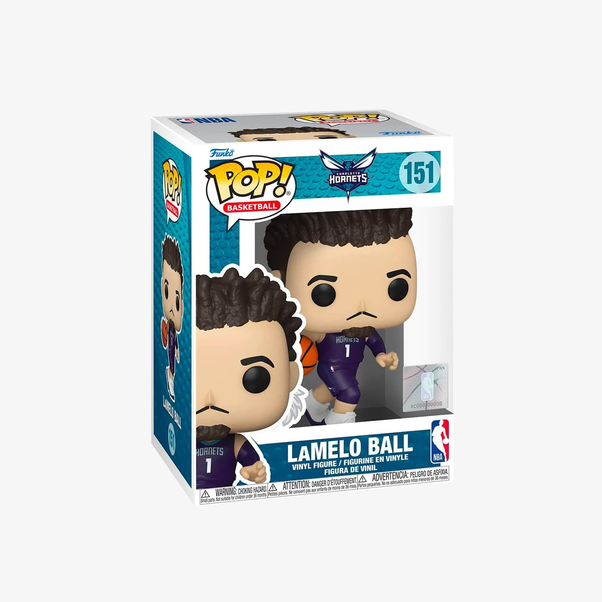 LaMelo Ball Charlotte Hornets NBA Pop! Vinyl - Purple