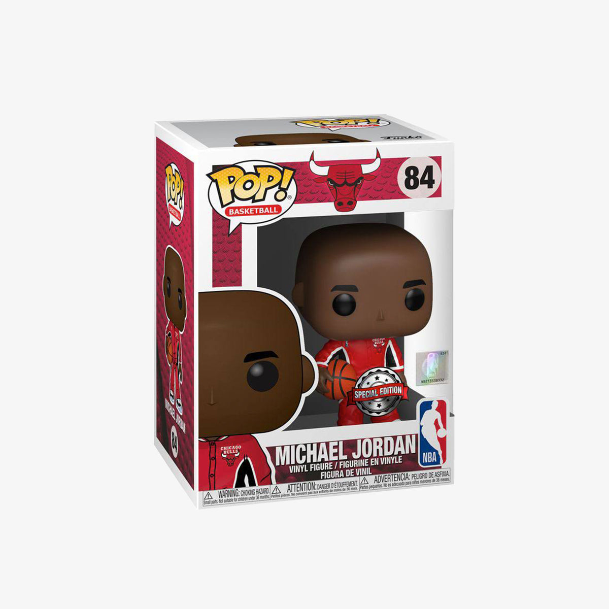 Michael Jordan “Warm Ups” Chicago Bulls NBA Pop! Vinyl - Red