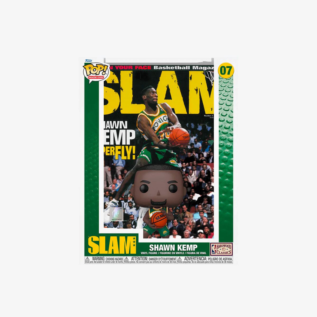 Shawn Kemp Seattle Supersonics SLAM NBA Pop! Vinyl