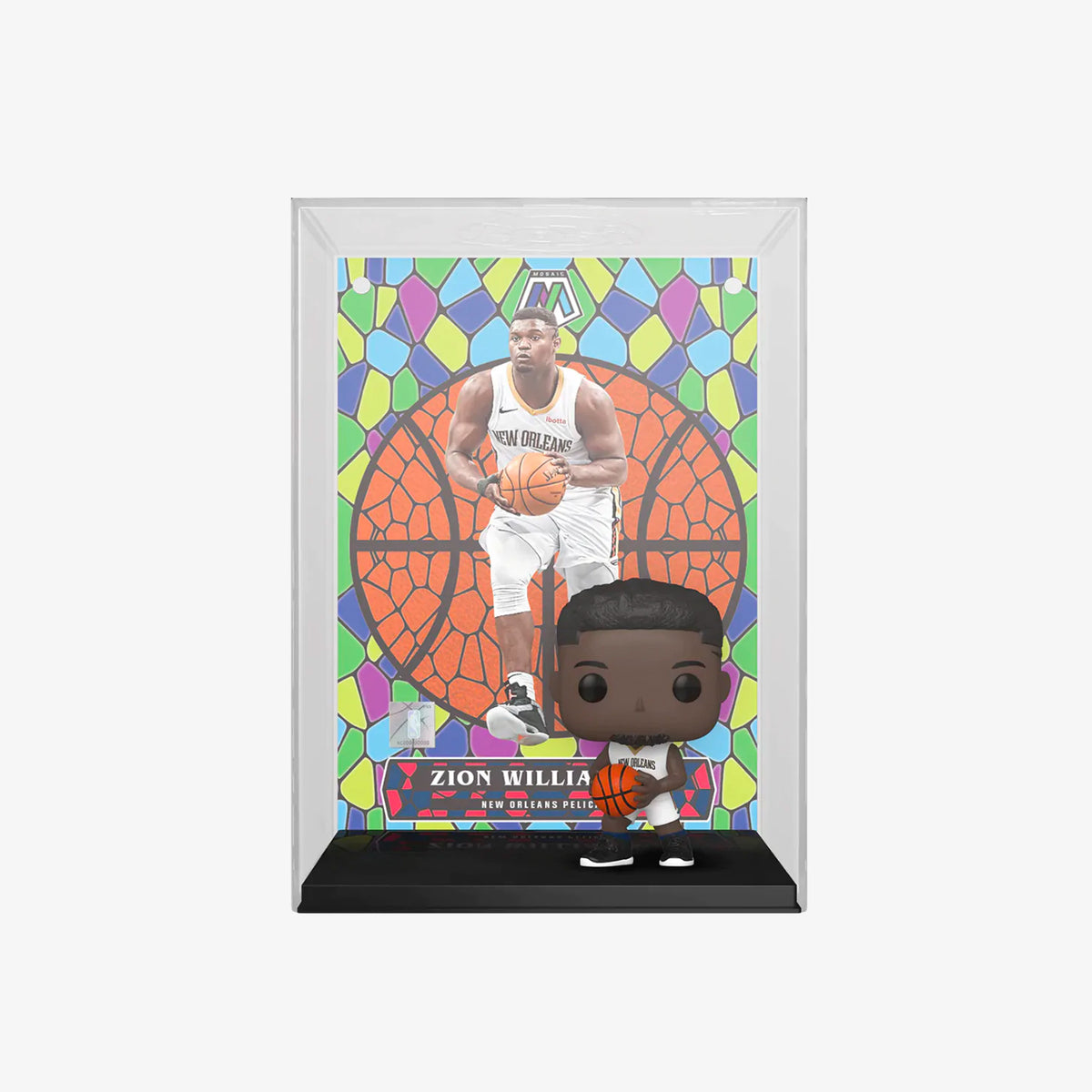 Zion Williamson New Orleans Pelicans NBA Mosaic Pop! Trading Card