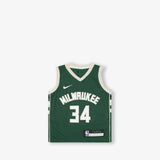Giannis Antetokounmpo Milwaukee Bucks Icon Edition Toddler Swingman Jersey - Green