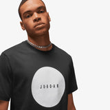 Jordan Air Wordmark Stamp T-Shirt - Black