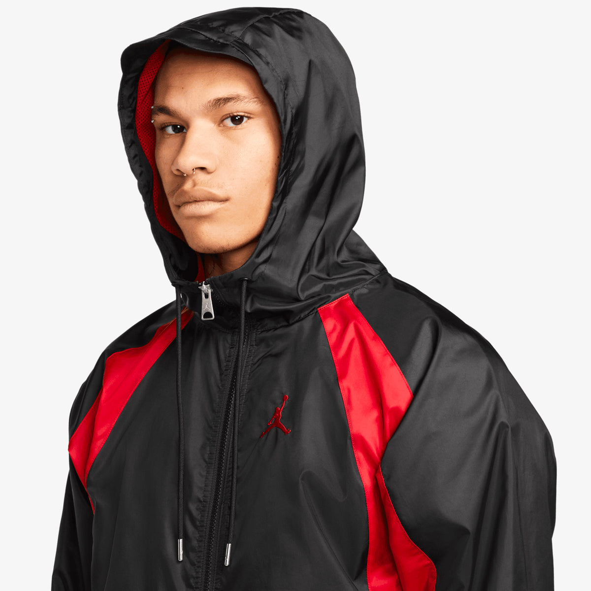 Jordan Essentials Woven Jacket - Black/Red