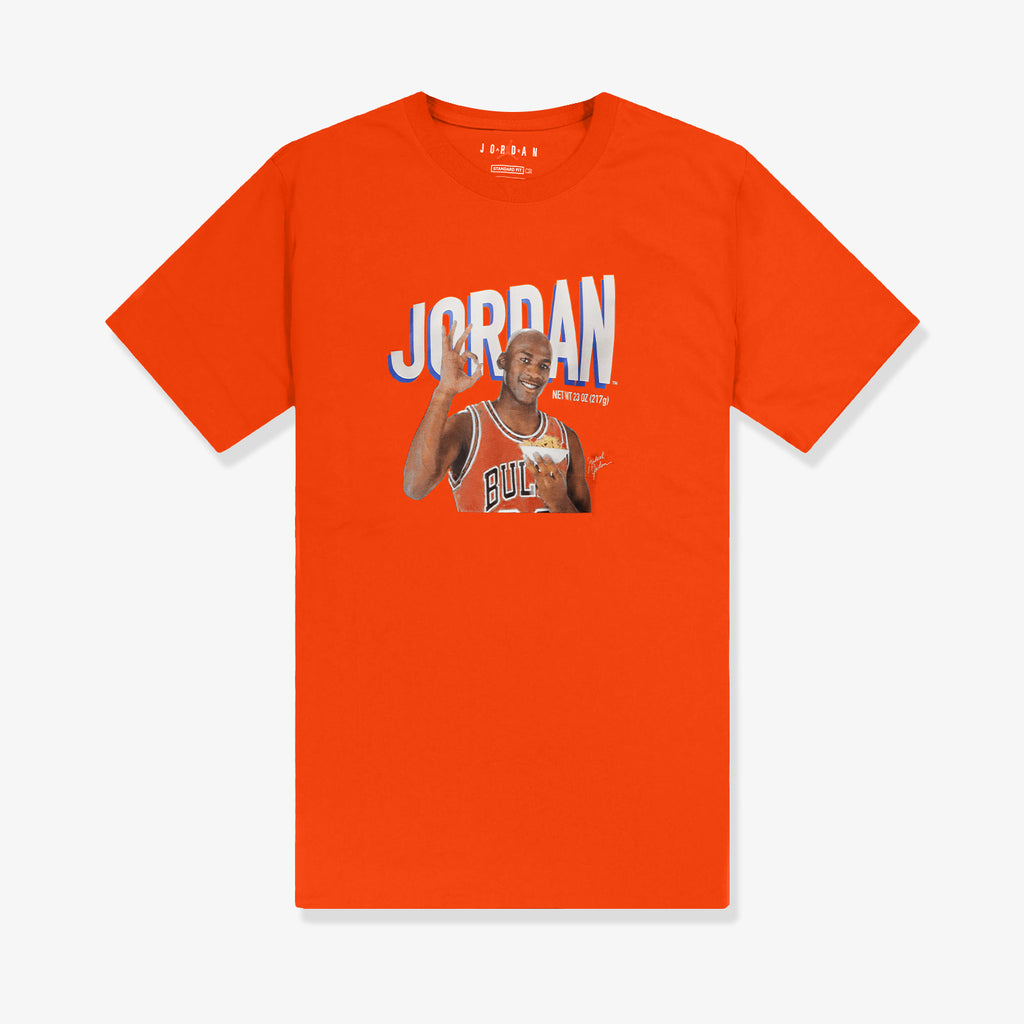 Jordan Flight MVP Graphic T Shirt Orange Throwback