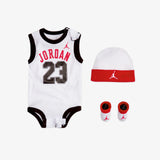 Jordan Jersey Infant 3 Piece Set - White