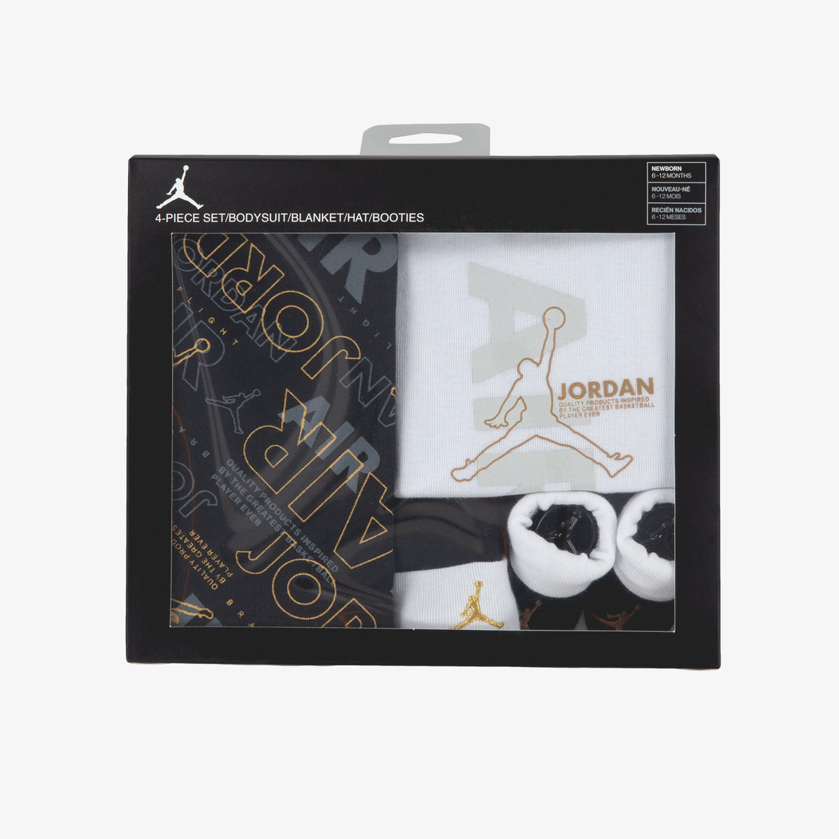 Jordan Infant 4 Piece Set White Throwback