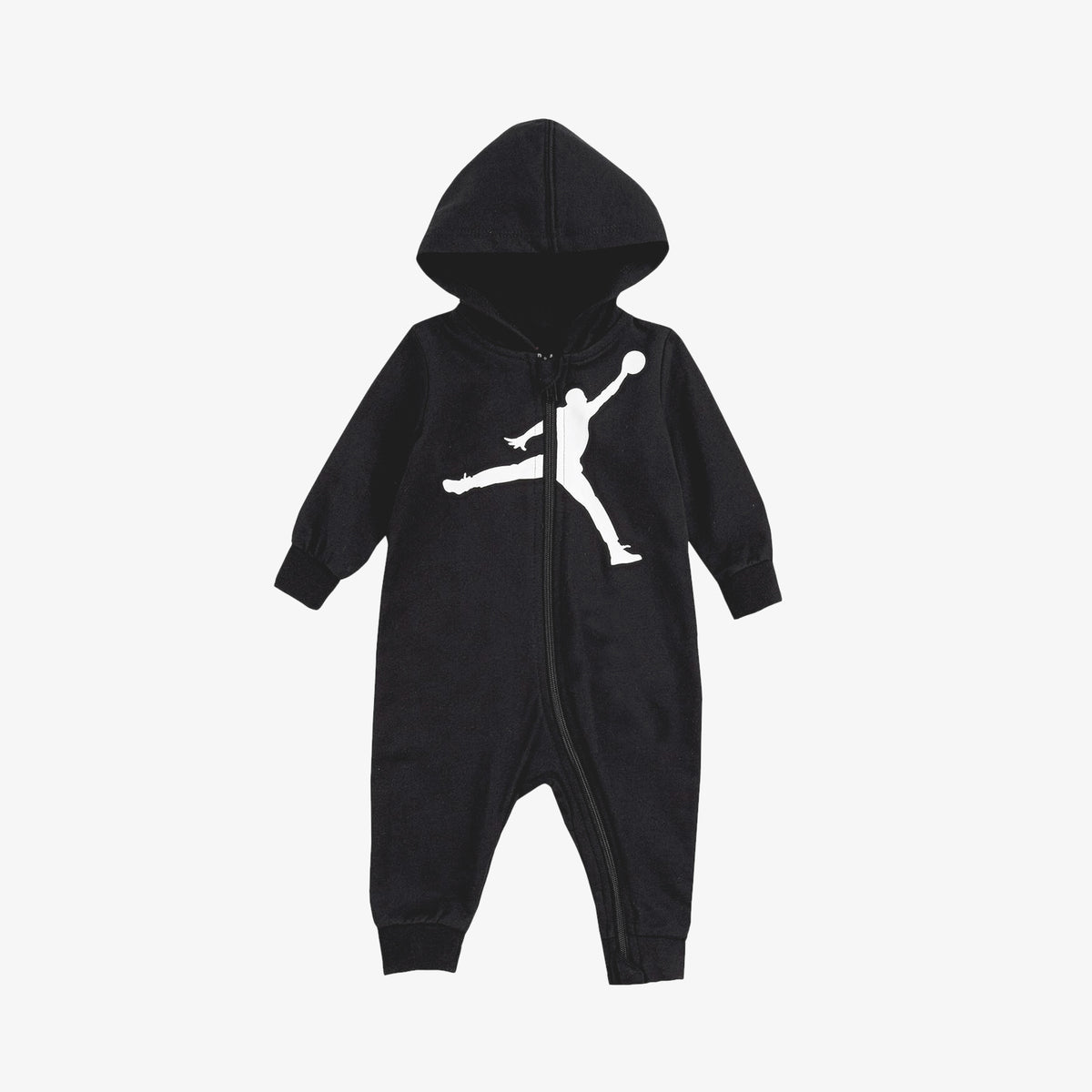 Jordan Jumpman Hooded Infant Coveralls - Black