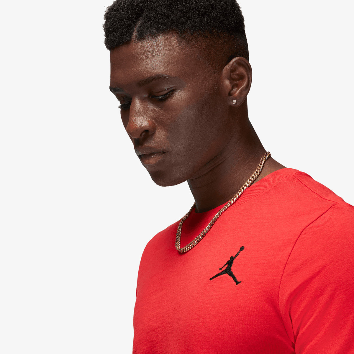 Jordan Jumpman Embroidered T-Shirt - Fire Red