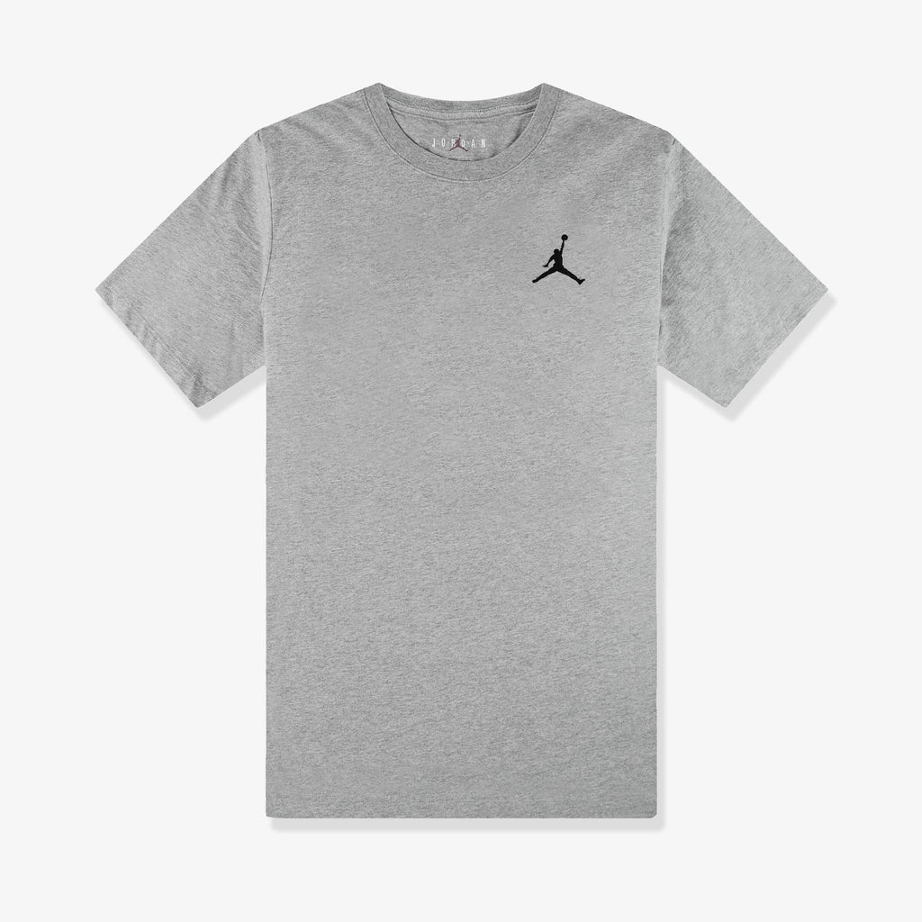 Jordan Jumpman Embroidered T Shirt Grey Throwback