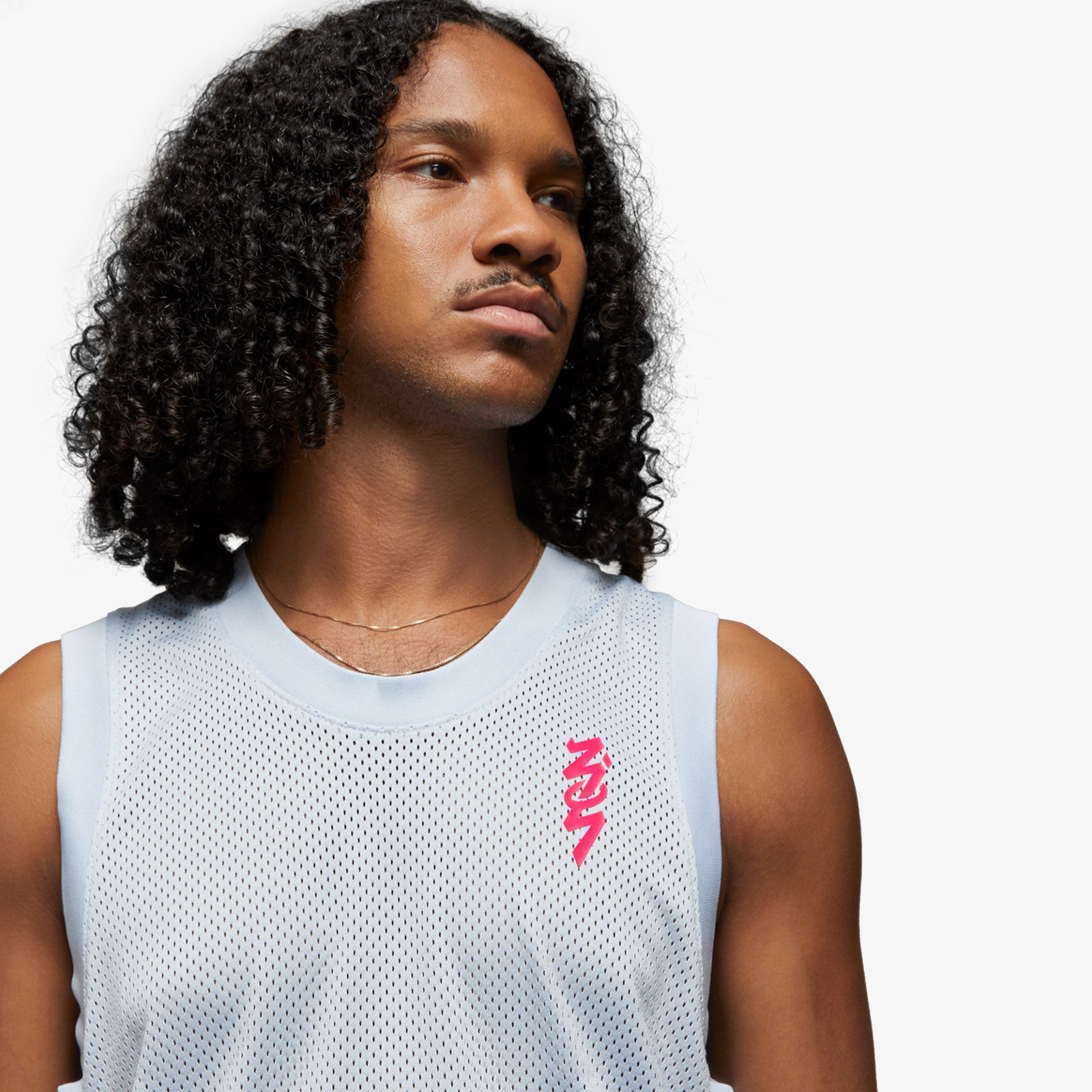 Jordan X Zion Seasonal Dri FIT Tank Top Blue Throwback