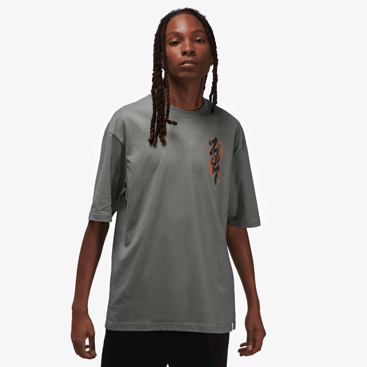 Jordan X Zion Sneaker School T-Shirt - Grey