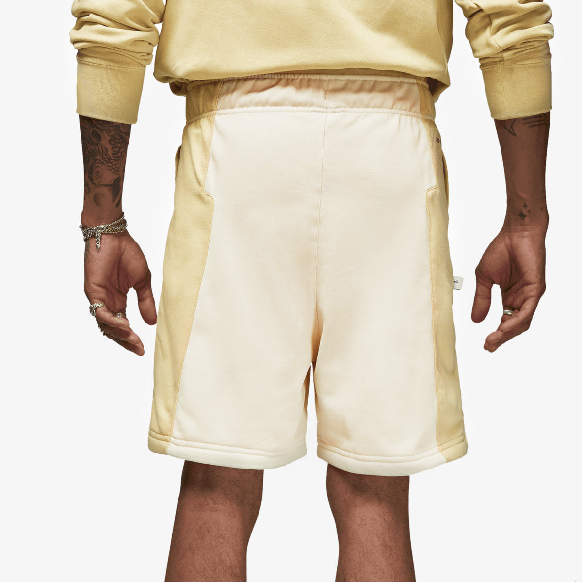 Jordan gold shorts discount