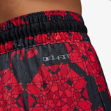 Zion Mesh Print Shorts - Red